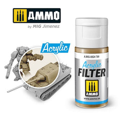 Ammo Acrylic Filter (15ml) Tan