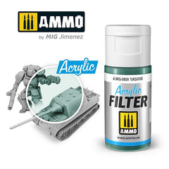 Ammo Acrylic Filter (15ml) Turquoise