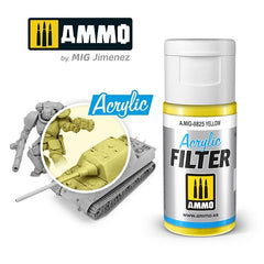 Ammo Acrylic Filter (15ml) Yellow