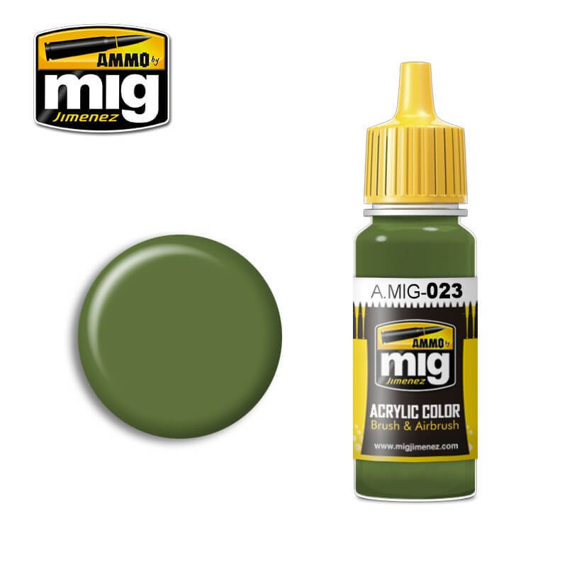 Ammo Acrylic Paint (17ml) 023 Protective Green