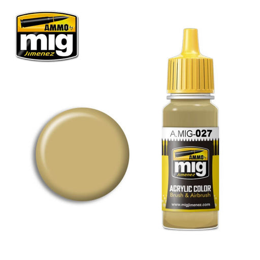 Ammo Acrylic Paint (17ml) 027 RAL 8031 F9 German Sand Beige