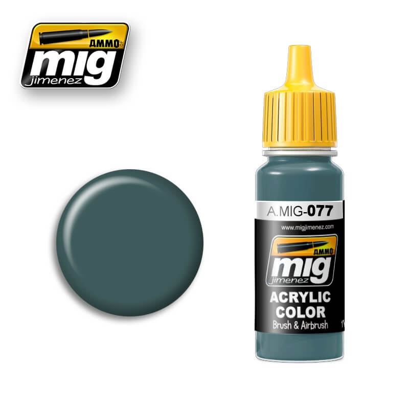 Ammo Acrylic Paint (17ml) 077 Dull Green