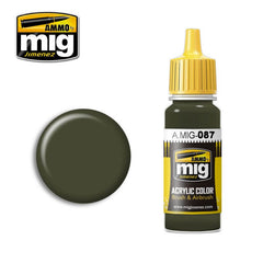 Ammo Acrylic Paint (17ml) 087 RAL 6014 Gelboliv