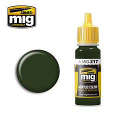 Ammo Acrylic Paint (17ml) 217 Green Slate (RLM 02)