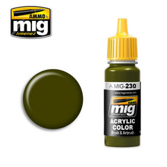 Ammo Acrylic Paint (17ml) 230 RLM 82 Camouflage Green