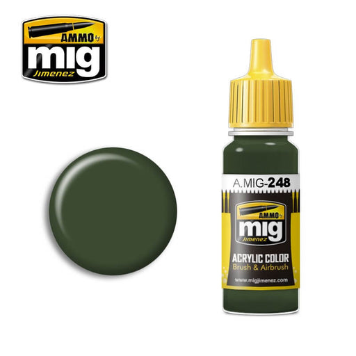 Ammo Acrylic Paint (17ml) 248 RLM 80 Olivgrun (Olive Green)