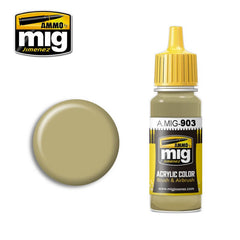 Ammo Acrylic Paint (17ml) 903 Dunkelgelb (Dark Yellow) Light Base