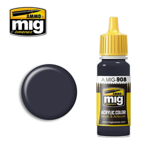 Ammo Acrylic Paint (17ml) 908 Dunkelgrau (Dark Gray) Base