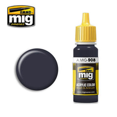 Ammo Acrylic Paint (17ml) 908 Dunkelgrau (Dark Gray) Base