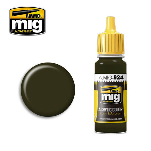 Ammo Acrylic Paint (17ml) 924 Olive Drab Shadow