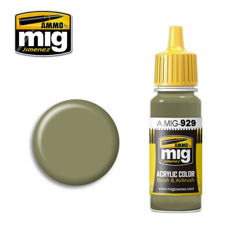 Ammo Acrylic Paint (17ml) 929 Olive Drab Shine