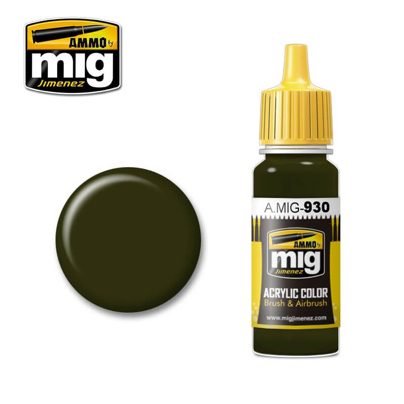 Ammo Acrylic Paint (17ml) 930 Russian Green Shadow