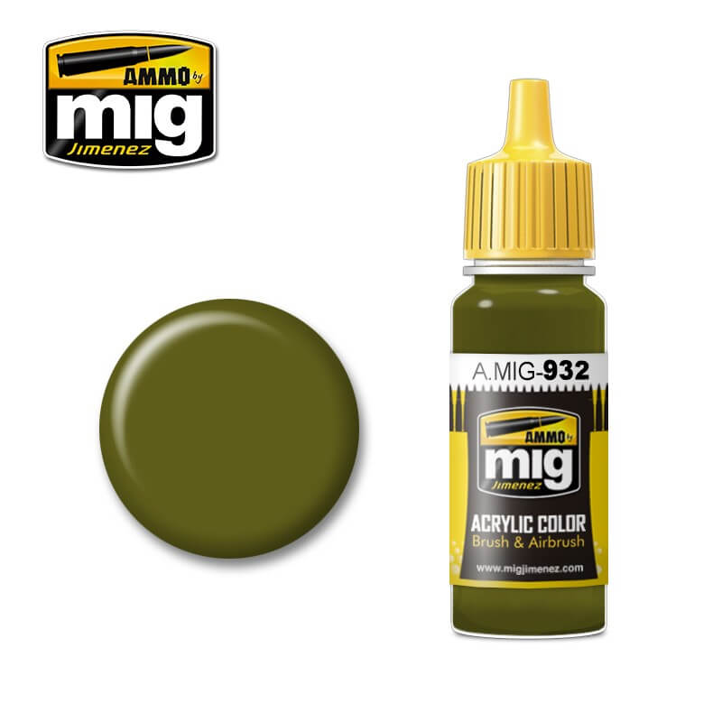 Ammo Acrylic Paint (17ml) 932 Russian Green Base