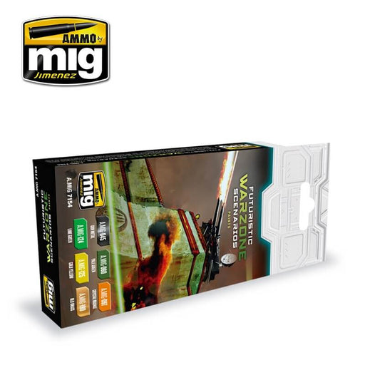 Ammo Acrylic Paint Set (17ml x 6) Futuristic Warzone Scenarios Colors