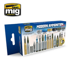 Ammo Acrylic Paint Set (17ml x 6) Modern Ammunition Set