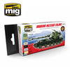 Ammo Acrylic Paint Set (17ml x 6) Modern Russian Camouflage Colors