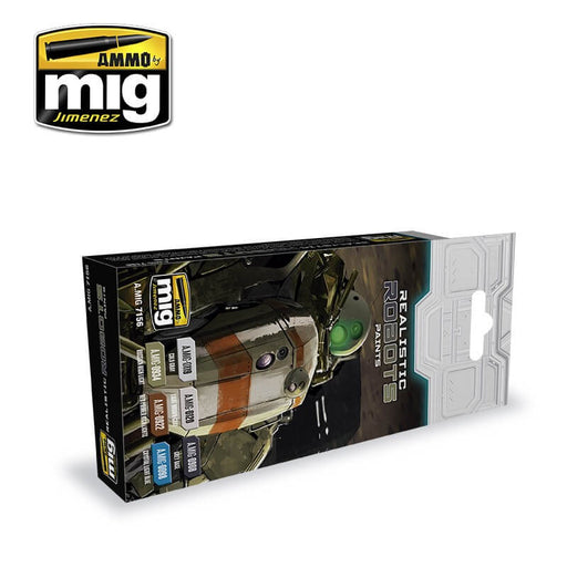 Ammo Acrylic Paint Set (17ml x 6) Realistic Robots Colors