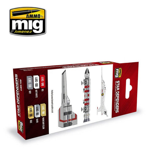 Ammo Acrylic Paint Set (17ml x 6) Star Defenders Sci-Fi Colors