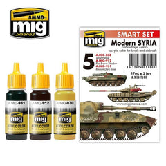 Ammo Acrylic Paint Smart Set (17ml x 3) #05 Modern Syrian Camouflage Colors