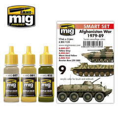 Ammo Acrylic Paint Smart Set (17ml x 3) #09 Afghanistan War 1979-1989