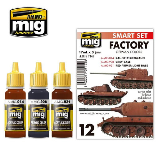 Ammo Acrylic Paint Smart Set (17ml x 3) #12 German Out of Factory Colors