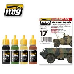 Ammo Acrylic Paint Smart Set (17ml x 4) #17 Modern French Armed Forces Colors