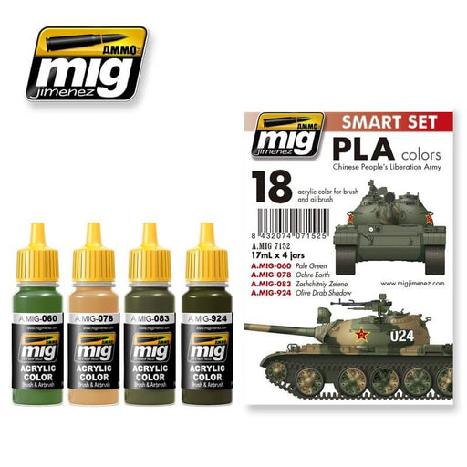 Ammo Acrylic Paint Smart Set (17ml x 4) #18 PLA (Chinese Peoples Liberation Army) Colors