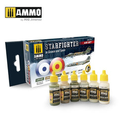 Ammo Acrylic Paint Smart Set for Aircrafts (17ml x 6) F-104G Starfighter (Greece & Spain)