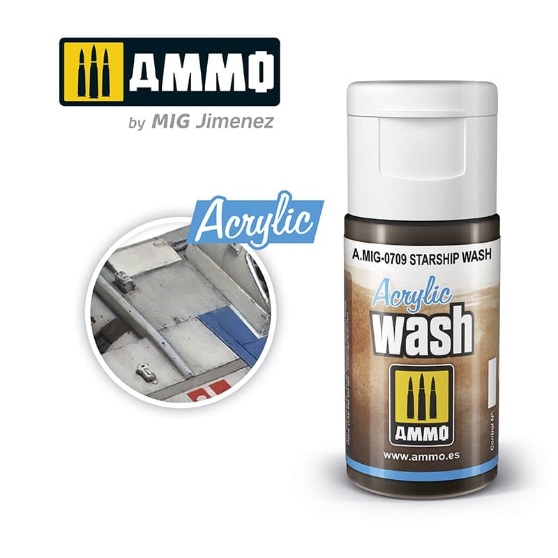 Ammo Acrylic Wash (15ml) Starship Wash