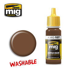 Ammo Acrylic Washable Paint (17ml) 107 Washable Earth