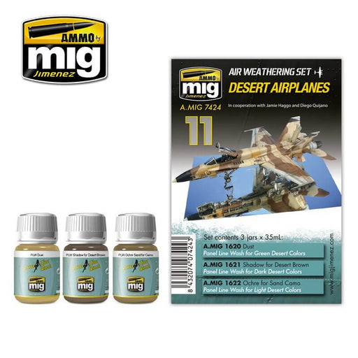 Ammo Air Weathering Set (35ml x 3) 11 Desert Airplanes (Enamel)