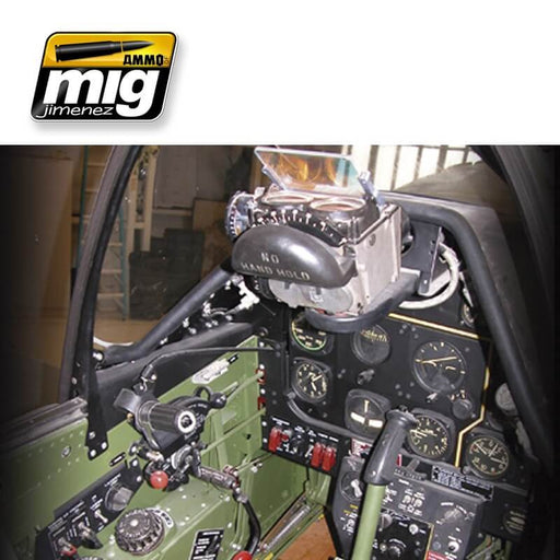 Ammo Cockpit Set 04 WWII USA Cockpits (Enamel 35ml x 2 & Acrylic 17ml x 1)