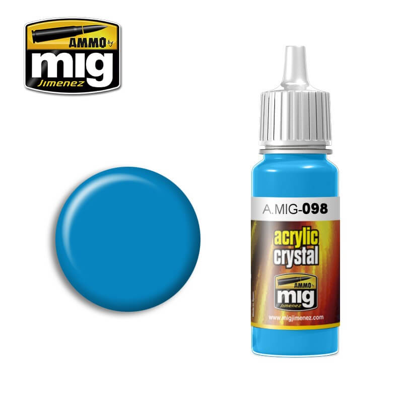 Ammo Crystal Acrylic (17ml) 098 Crystal Light Blue