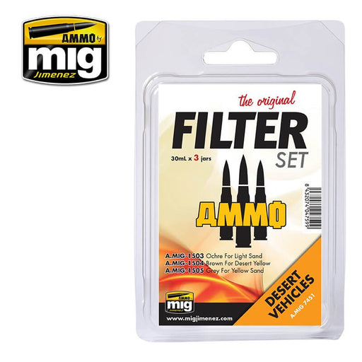 Ammo Enamel Filter Set (35ml x 3) Desert Vehicles