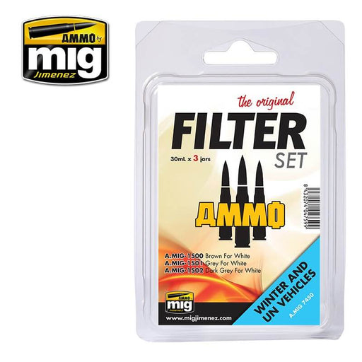 Ammo Enamel Filter Set (35ml x 3) Winter and UN Vehicles