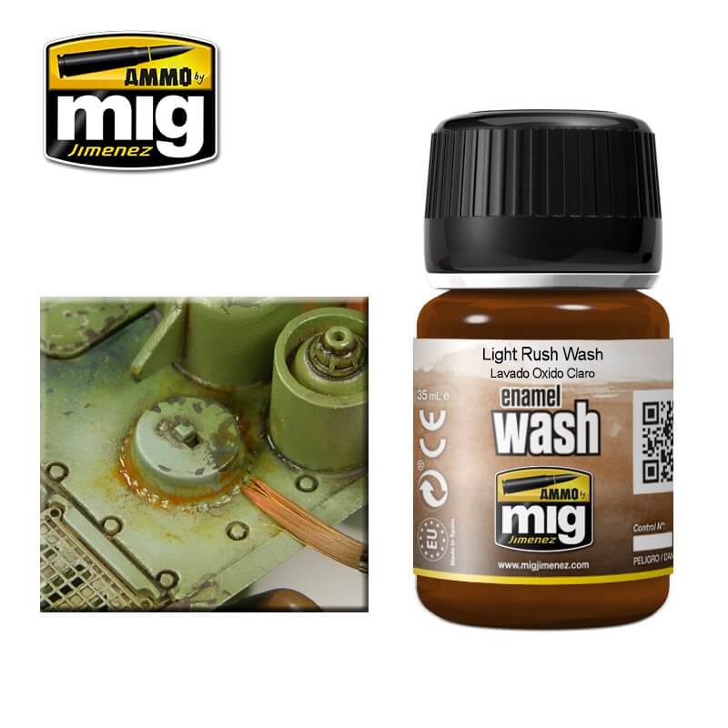 Ammo Enamel Wash (35ml) Light Rust Wash