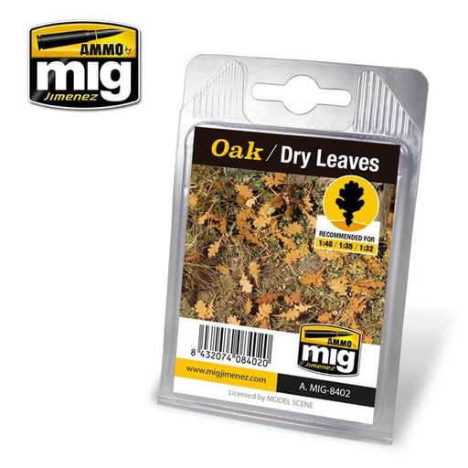 Ammo Laser Cut Leaves Oak - Dry Leaves (for 1/32, 1/35 or 1/48 scale)