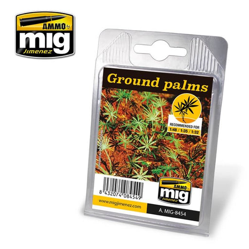 Ammo Laser Cut Plant Ground Palms (for 1/32, 1/35 or 1/48 scale)