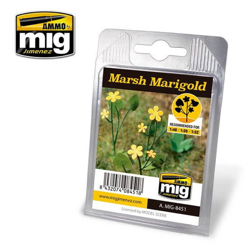 Ammo Laser Cut Plant Marsh Marigold (for 1/32, 1/35 or 1/48 scale)