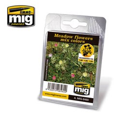 Ammo Laser Cut Plant Meadow Flowers Mix Colors (for 1/32, 1/35 or 1/48 scale)