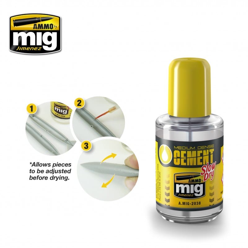 Ammo Medium Dense Cement Slow Dry (30ml)