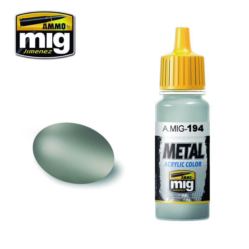 Ammo Metal Acrylic (17ml) 194 Matt Aluminum