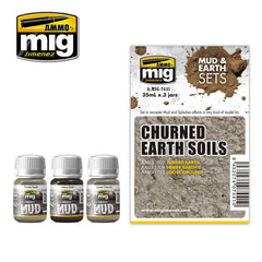 Ammo Mud & Earth Set (35ml x 3) Churned Earth Soils