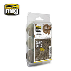 Ammo Mud & Earth Set (35ml x 3) Damp Soils