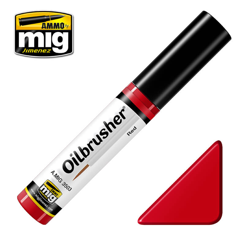 Ammo Oilbrusher (10ml) Red