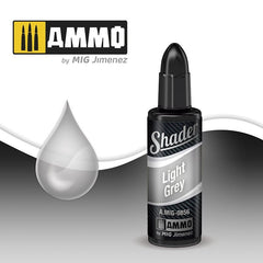 Ammo Shader (10ml) Light Gray Shader (Acrylic based for airbrushing)