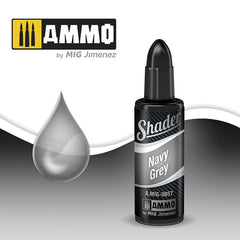 Ammo Shader (10ml) Navy Gray Shader (Acrylic based for airbrushing)
