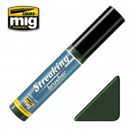 Ammo Streaking Brusher (10ml) Green-Gray Grime