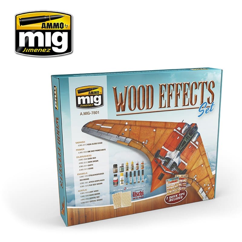 Ammo Wood Effects Set (2 decals & 13 jars)