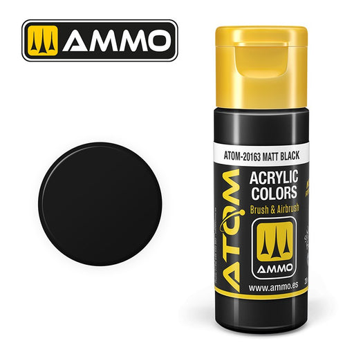 Ammo ATOM-20163 Matt Black (20ml)